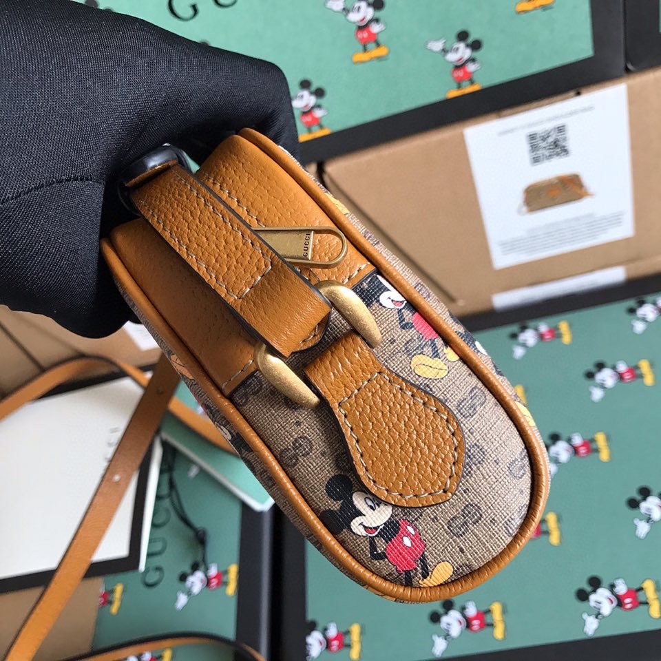 Gucci  GG Mickey  Shoulder Bag(17.5/12/5CM) - DesignerGu