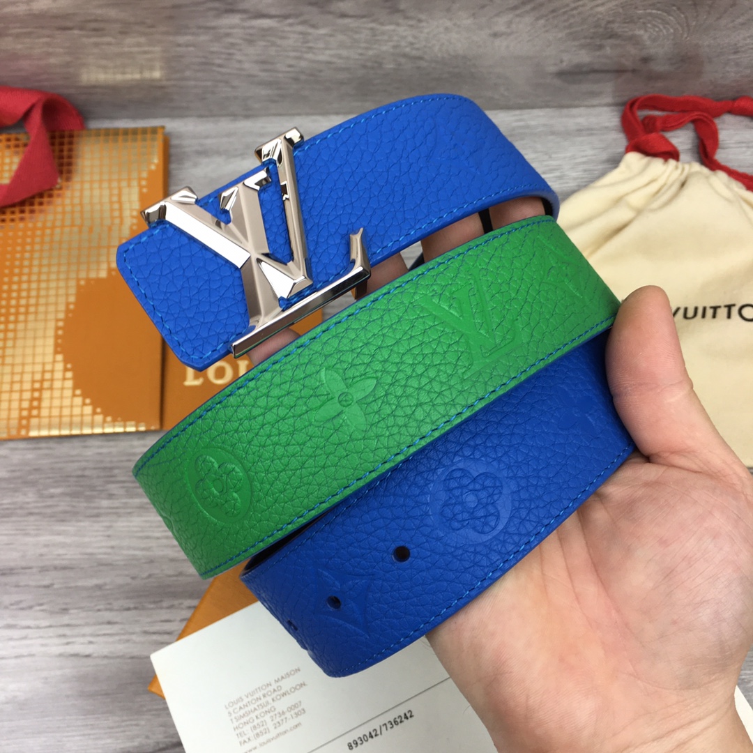 Louis Vuitton Gradient Shape 40MM Reversible Belt - DesignerGu