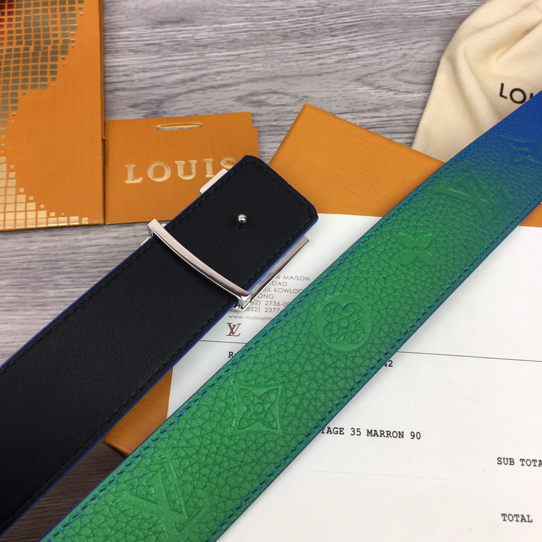 Louis Vuitton Gradient Shape 40MM Reversible Belt - DesignerGu