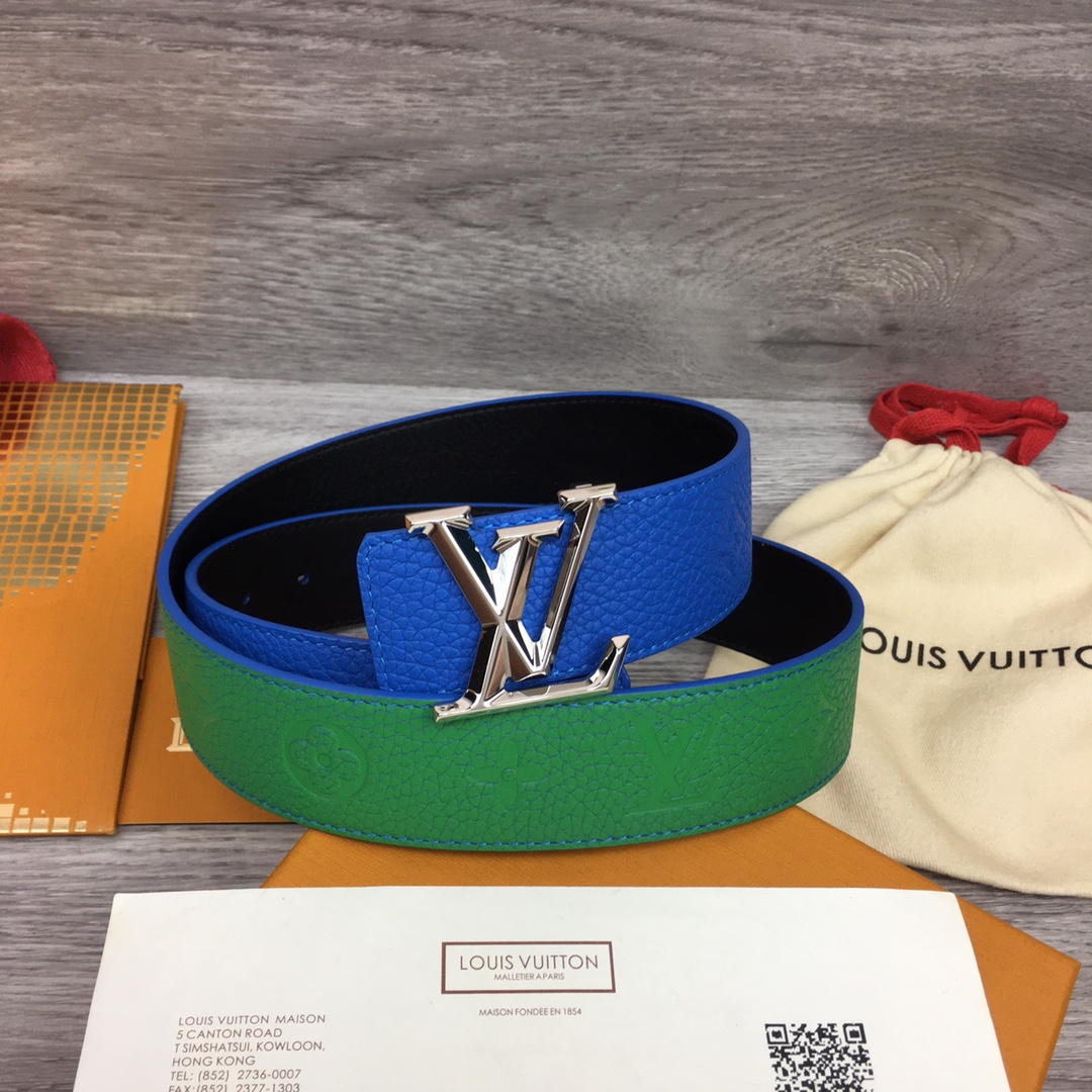 Louis Vuitton Gradient Shape 40MM Reversible Belt - DesignerGu