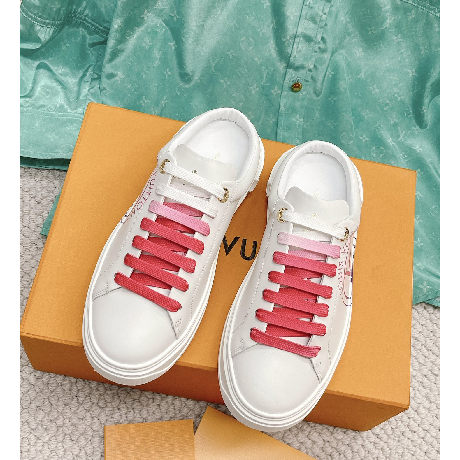 Louis Vuitton Time Out Open Back Sneaker - DesignerGu