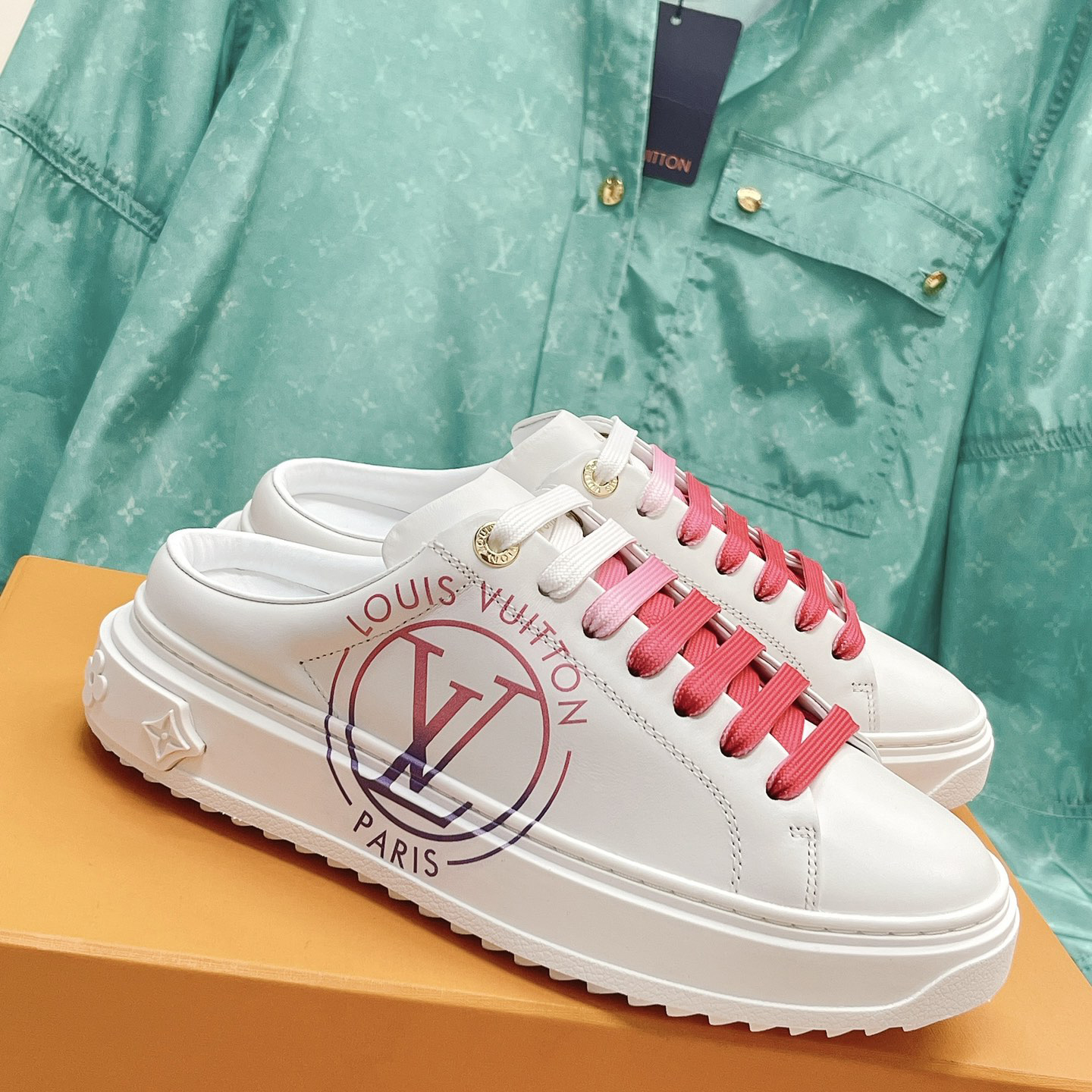 Louis Vuitton Time Out Open Back Sneaker - DesignerGu