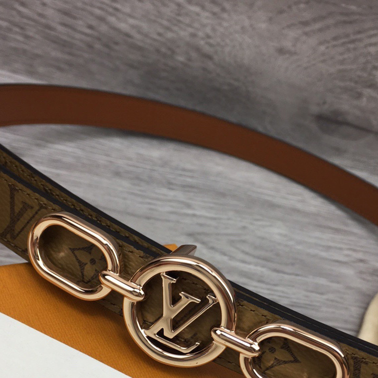 Louis Vuitton Squared LV 20mm Belt - DesignerGu