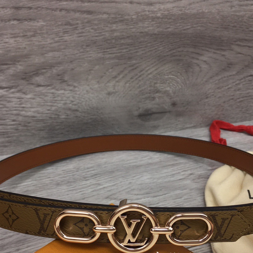 Louis Vuitton Squared LV 20mm Belt - DesignerGu