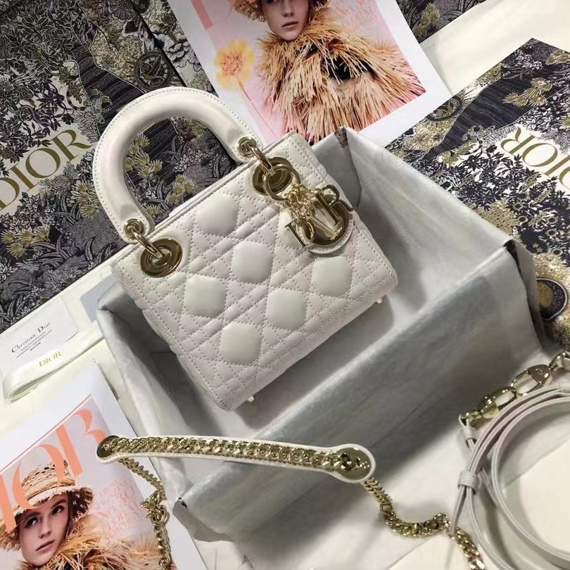 Dior Lady D-Lite Handbag（17-15-7CM） - DesignerGu