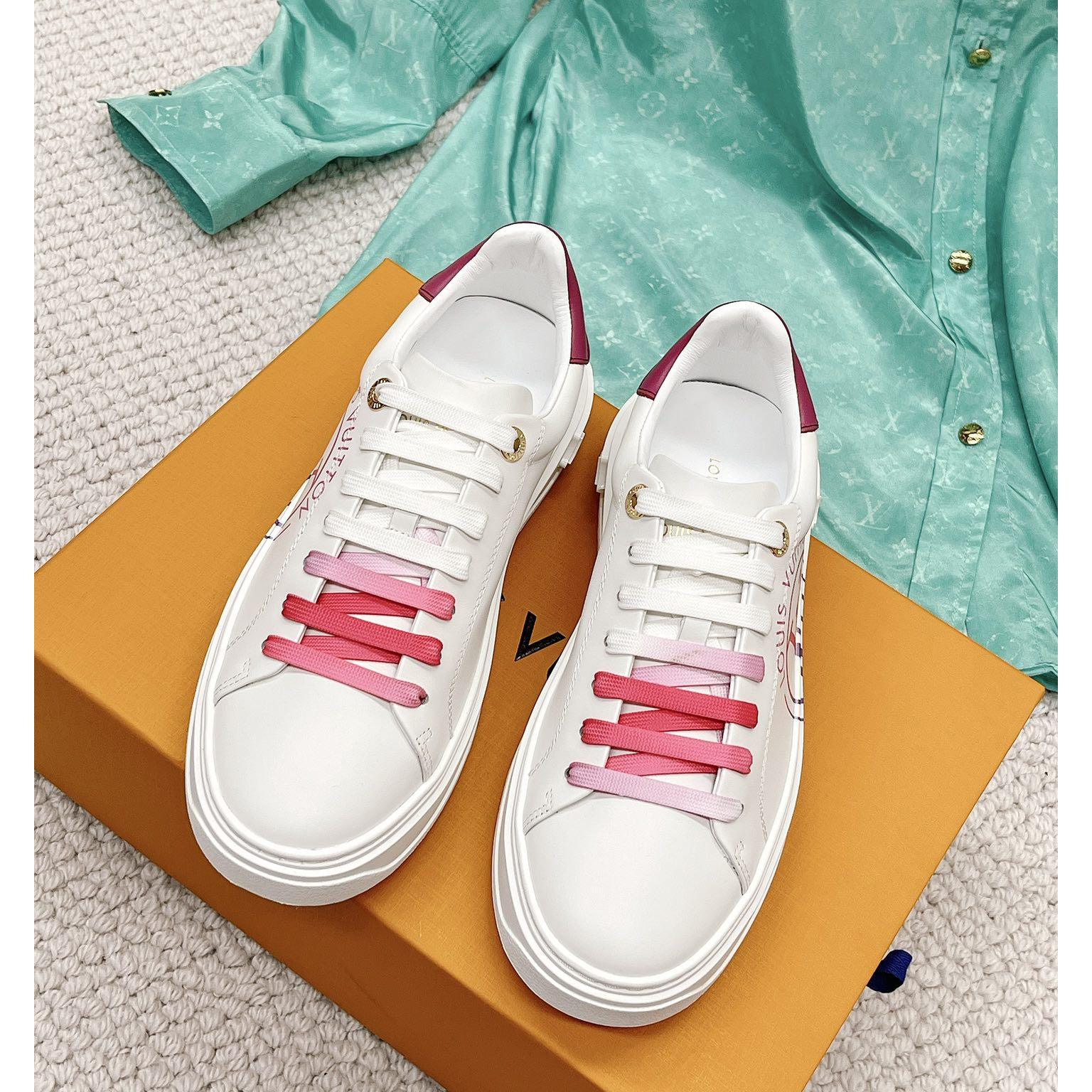 Louis Vuitton Time Out Sneaker - DesignerGu