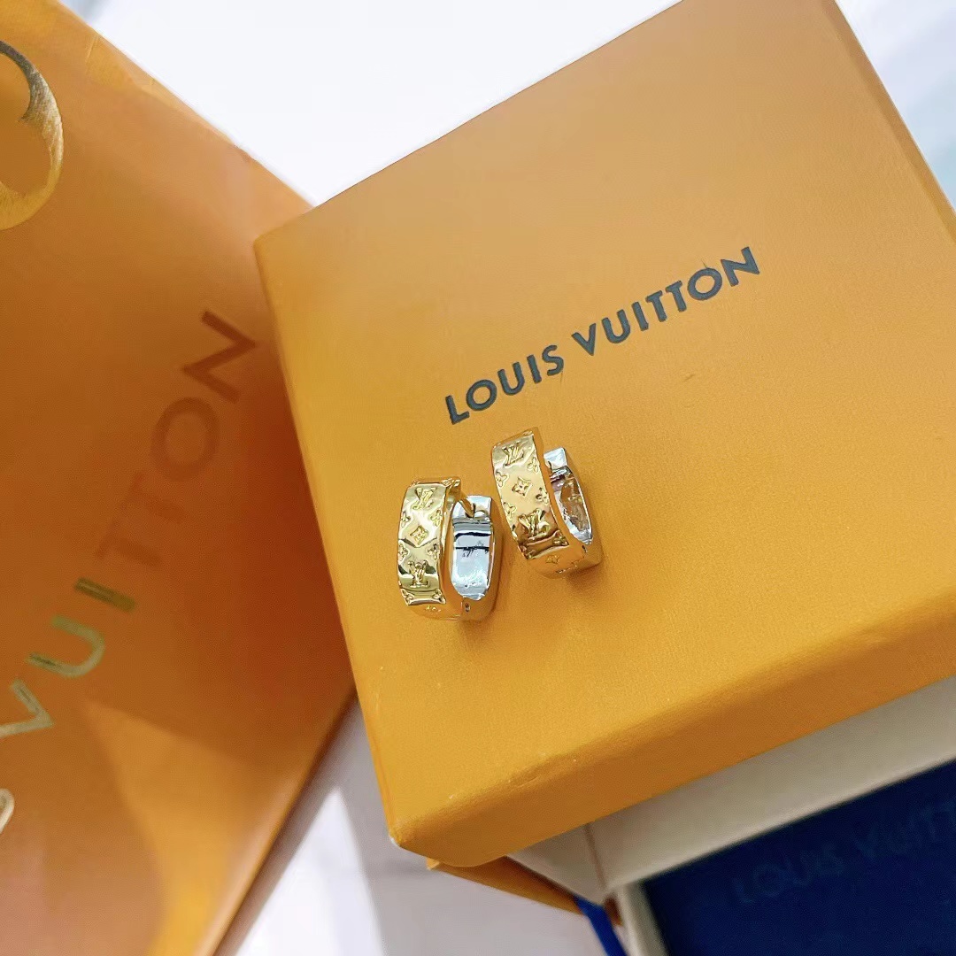 Louis Vuitton Monogram Earrings - DesignerGu