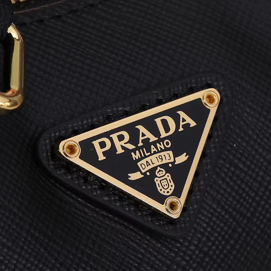 Prada Logo Print Shoulder Bag - DesignerGu