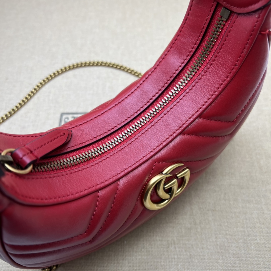 Gucci GG  Leather Handle Bag（21-11-5CM） - DesignerGu