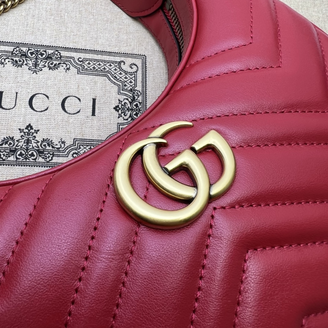 Gucci GG  Leather Handle Bag（21-11-5CM） - DesignerGu