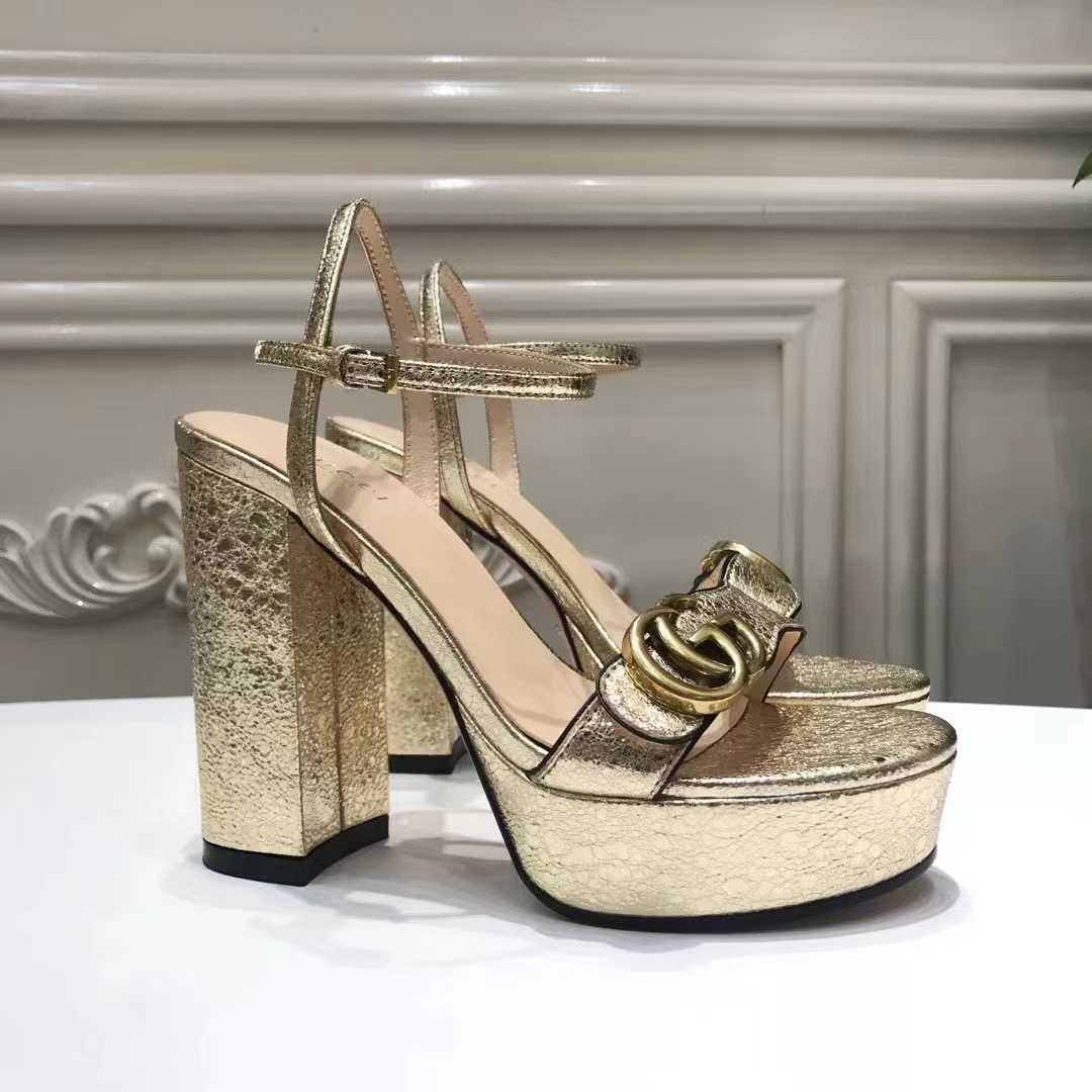 Gucci GG High Heeled Sandals - DesignerGu