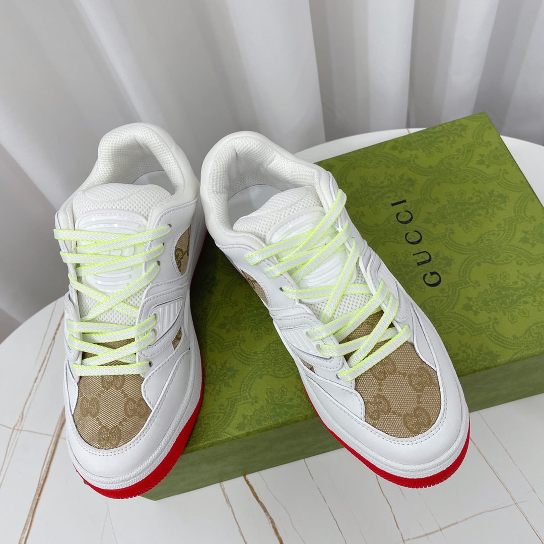 Gucci  Basket Sneaker With Lnterlocking G  - DesignerGu