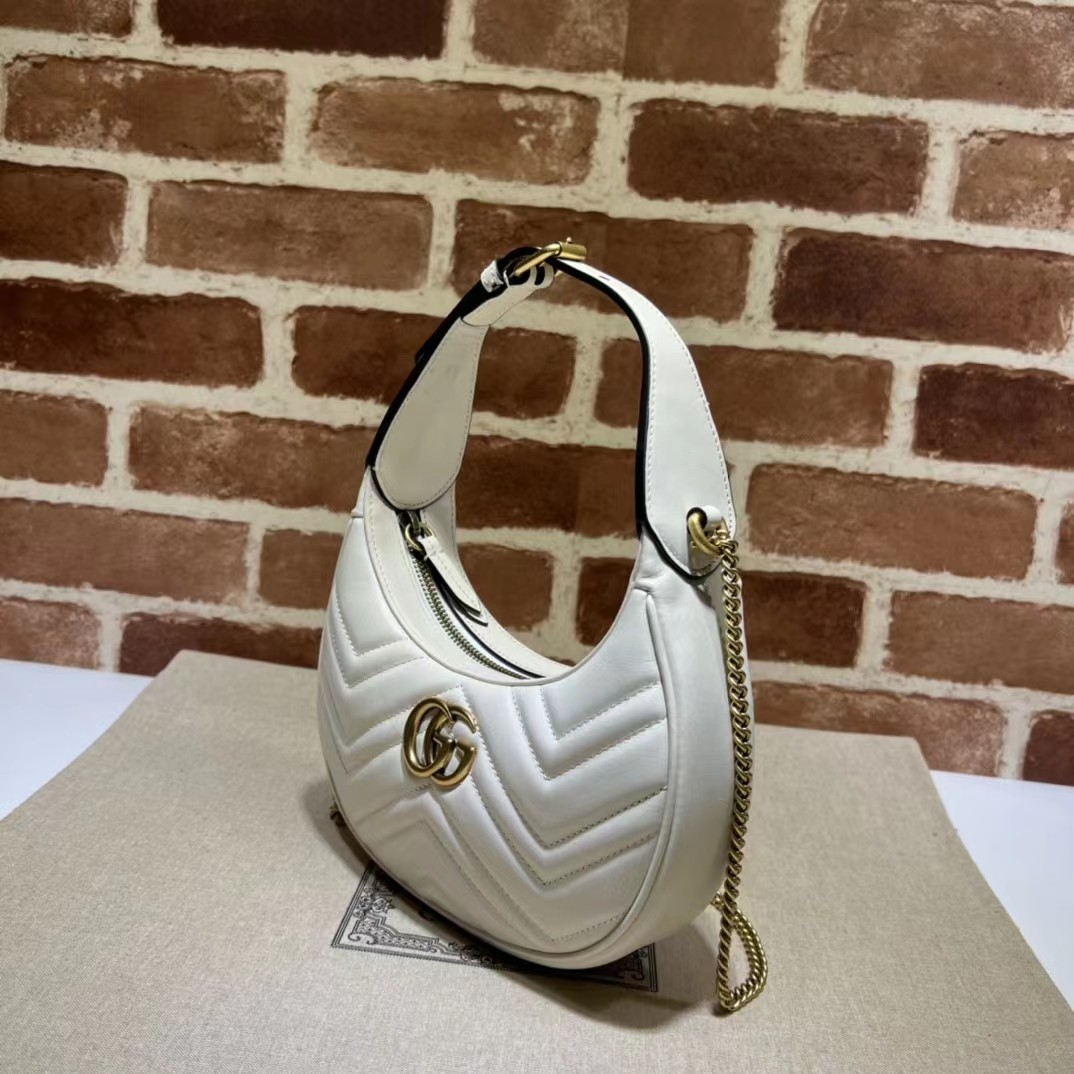 Gucci GG  Leather Handle Bag（21-11-5CM） - DesignerGu