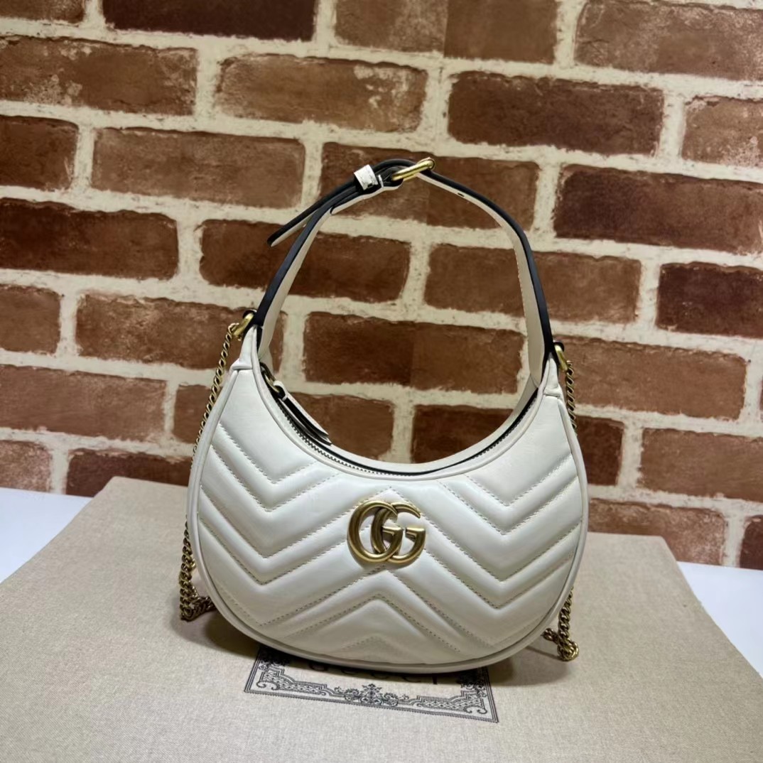 Gucci GG  Leather Handle Bag（21-11-5CM） - DesignerGu