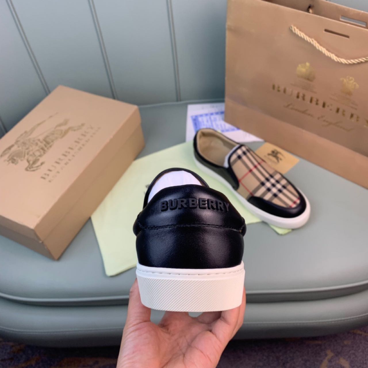 Burberry Vintage Check Loafers   - DesignerGu