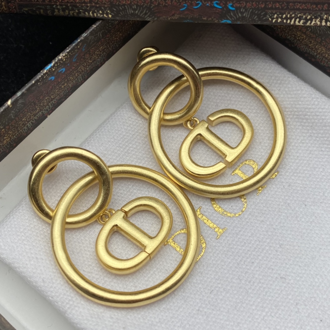 Dior 'CD'  Earrings - DesignerGu