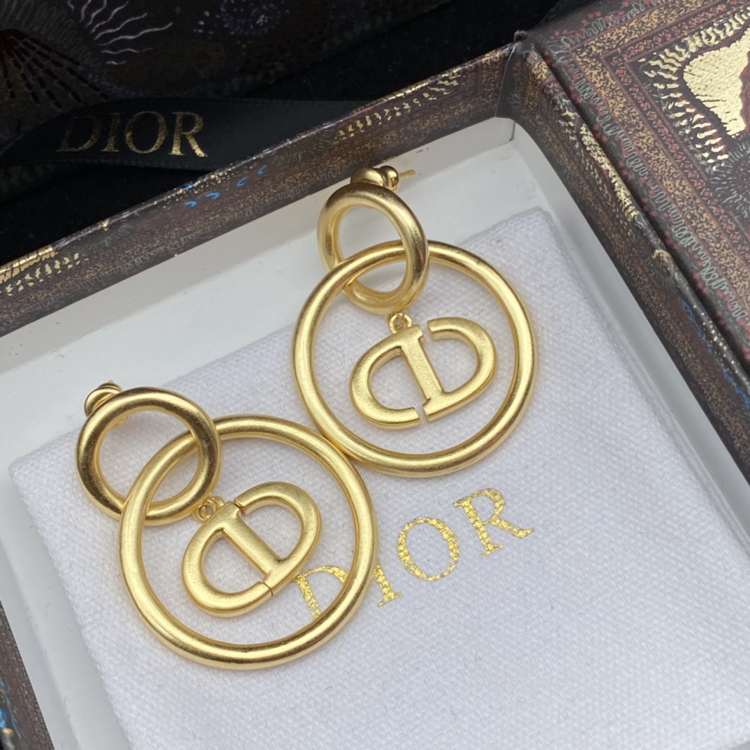 Dior 'CD'  Earrings - DesignerGu