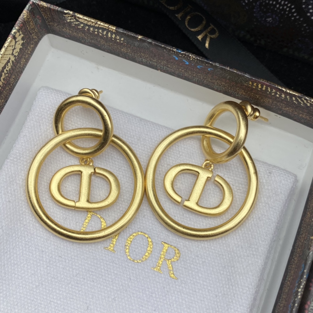 Dior 'CD'  Earrings - DesignerGu