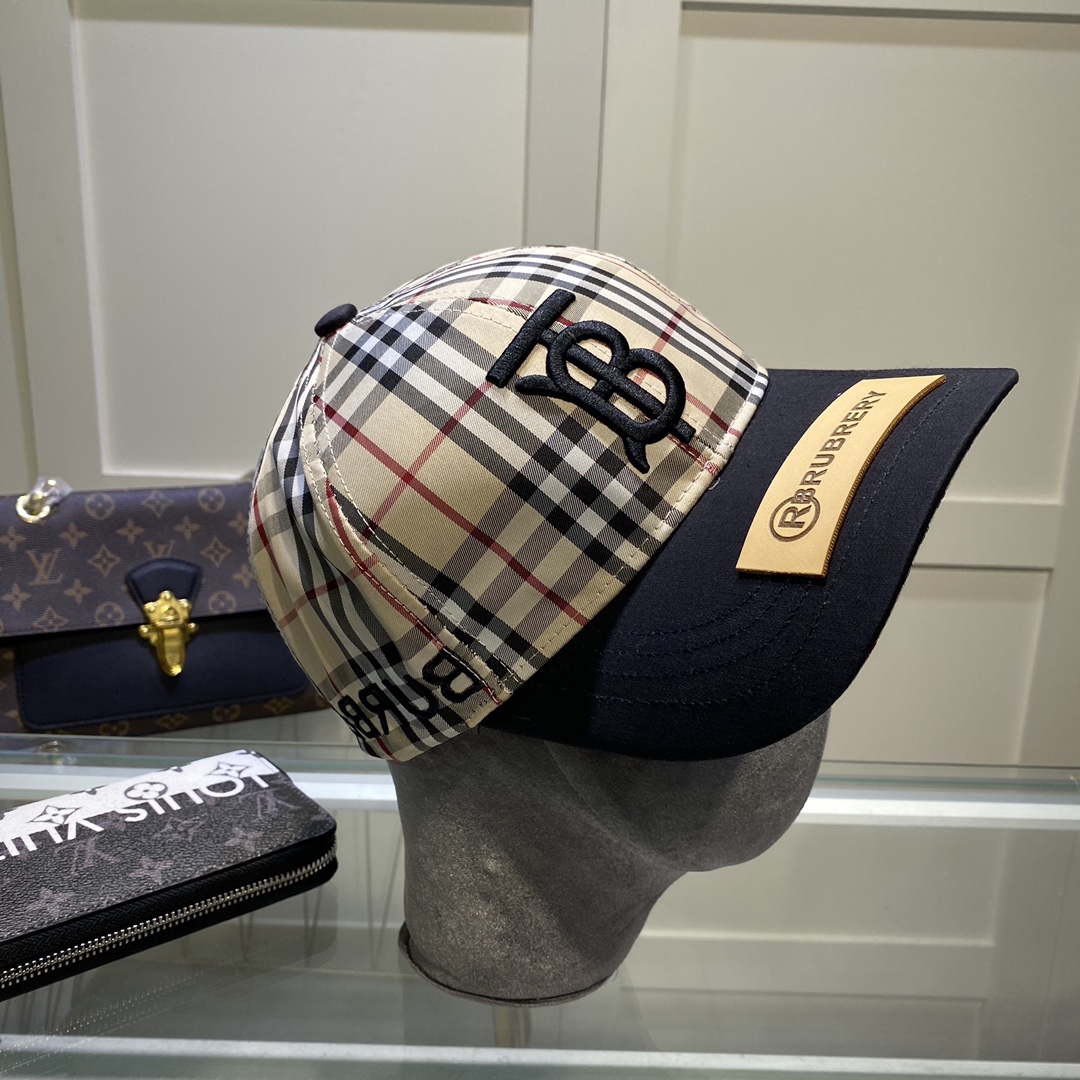 Burberry Monogram Motif Icon Stripe Baseball Cap - DesignerGu