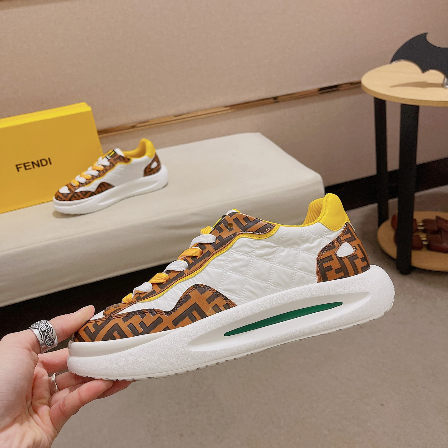 Fendi FF Logo Sneaker - DesignerGu