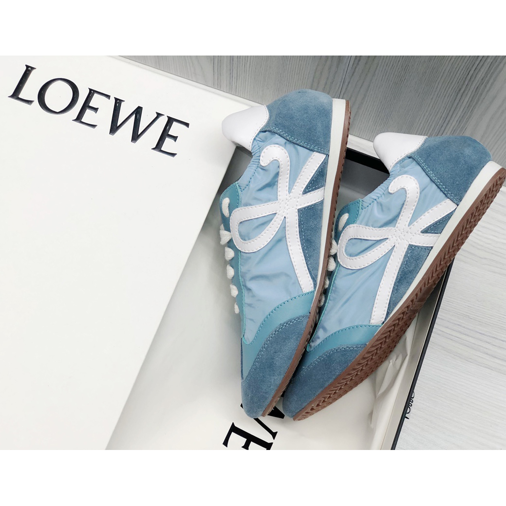 Loewe Ballet Runner In Nylon And Calfskin - DesignerGu