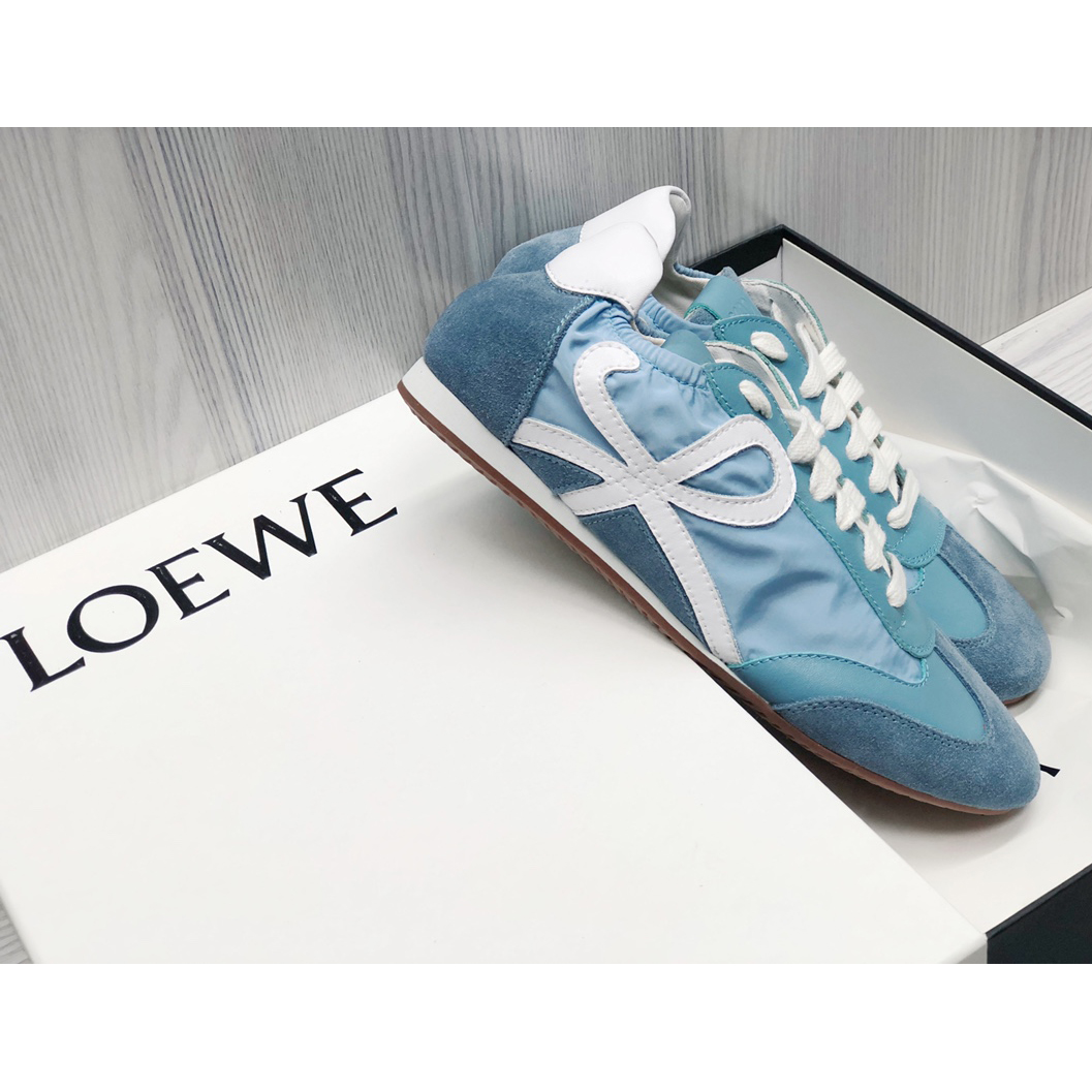 Loewe Ballet Runner In Nylon And Calfskin - DesignerGu