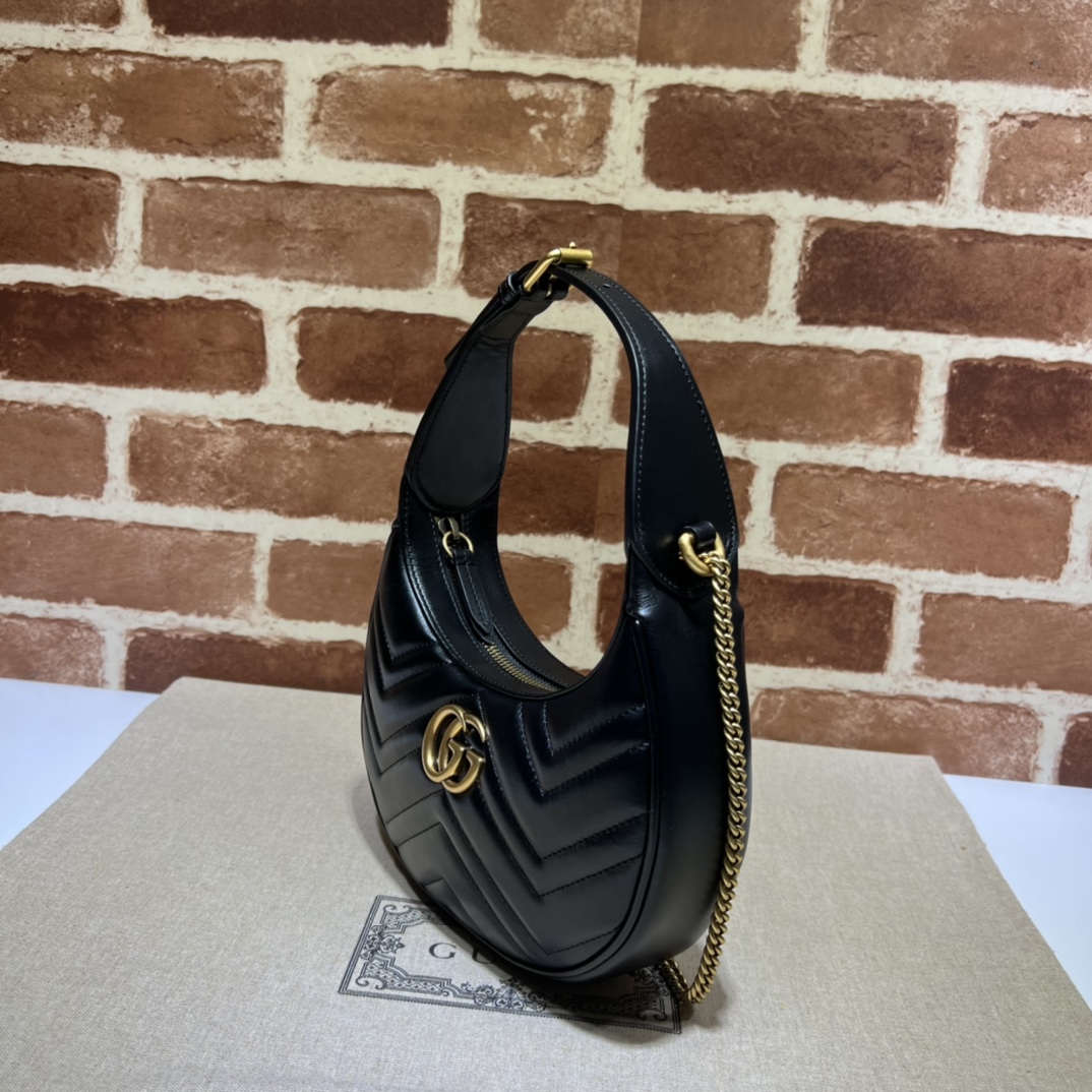 Gucci GG  Leather Handle Bag（21-11-5CM） - DesignerGu