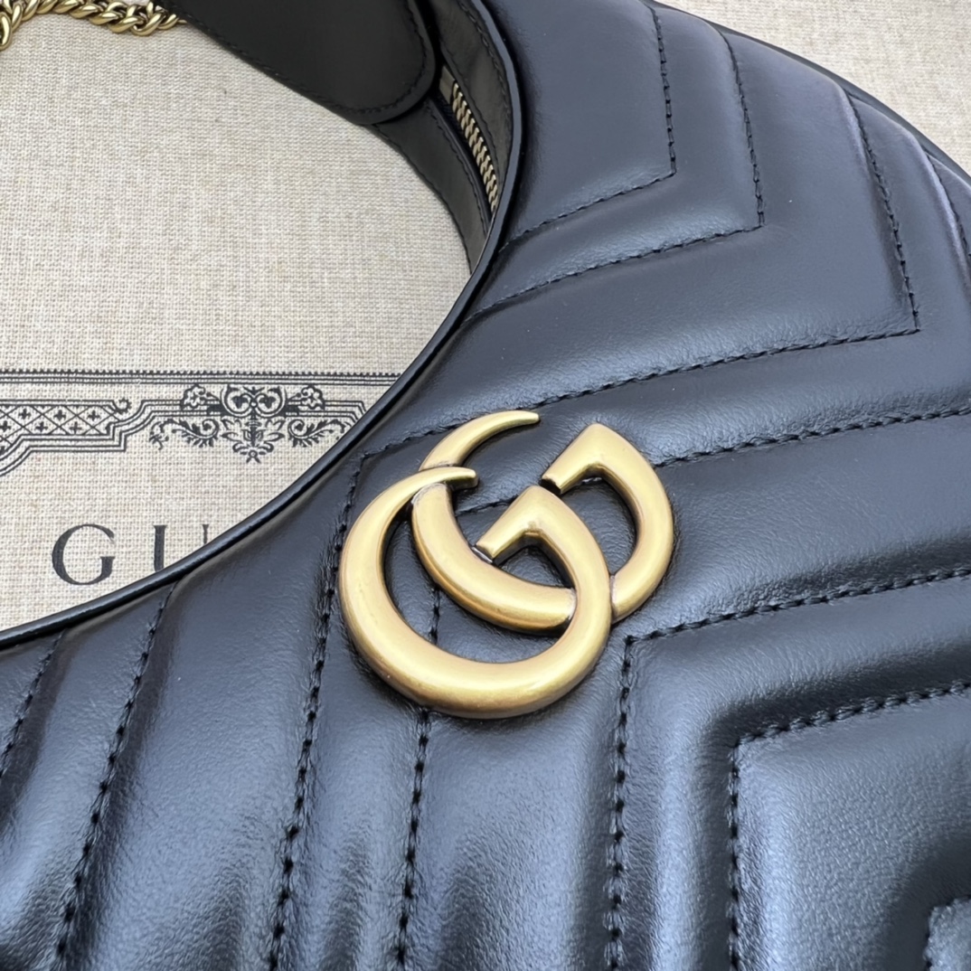 Gucci GG  Leather Handle Bag（21-11-5CM） - DesignerGu