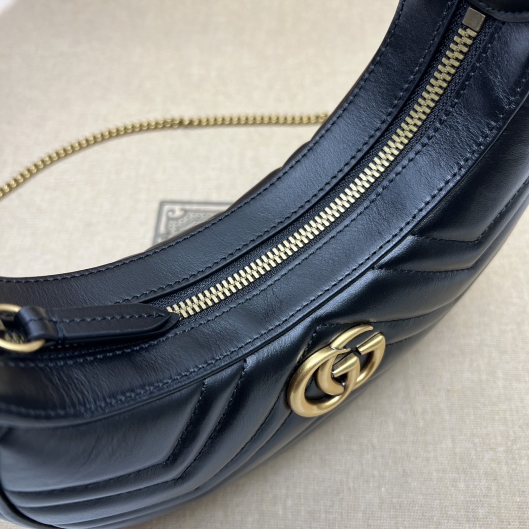 Gucci GG  Leather Handle Bag（21-11-5CM） - DesignerGu