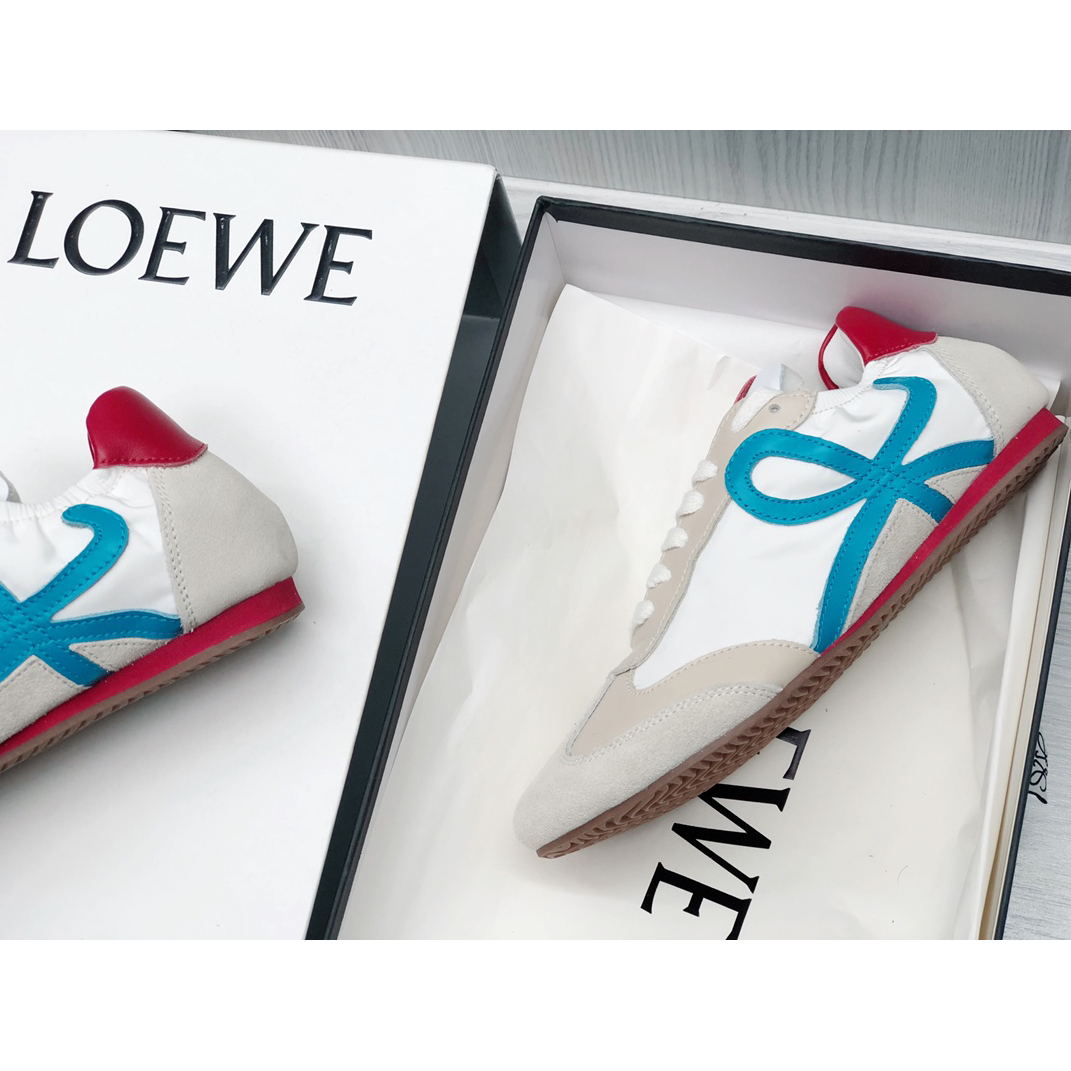 Loewe Ballet Runner In Nylon And Calfskin - DesignerGu