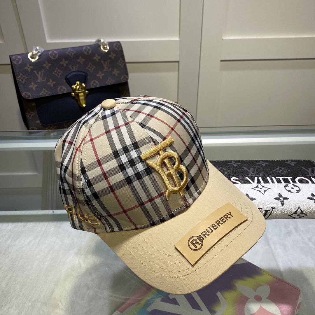 Burberry Monogram Motif Icon Stripe Baseball Cap - DesignerGu