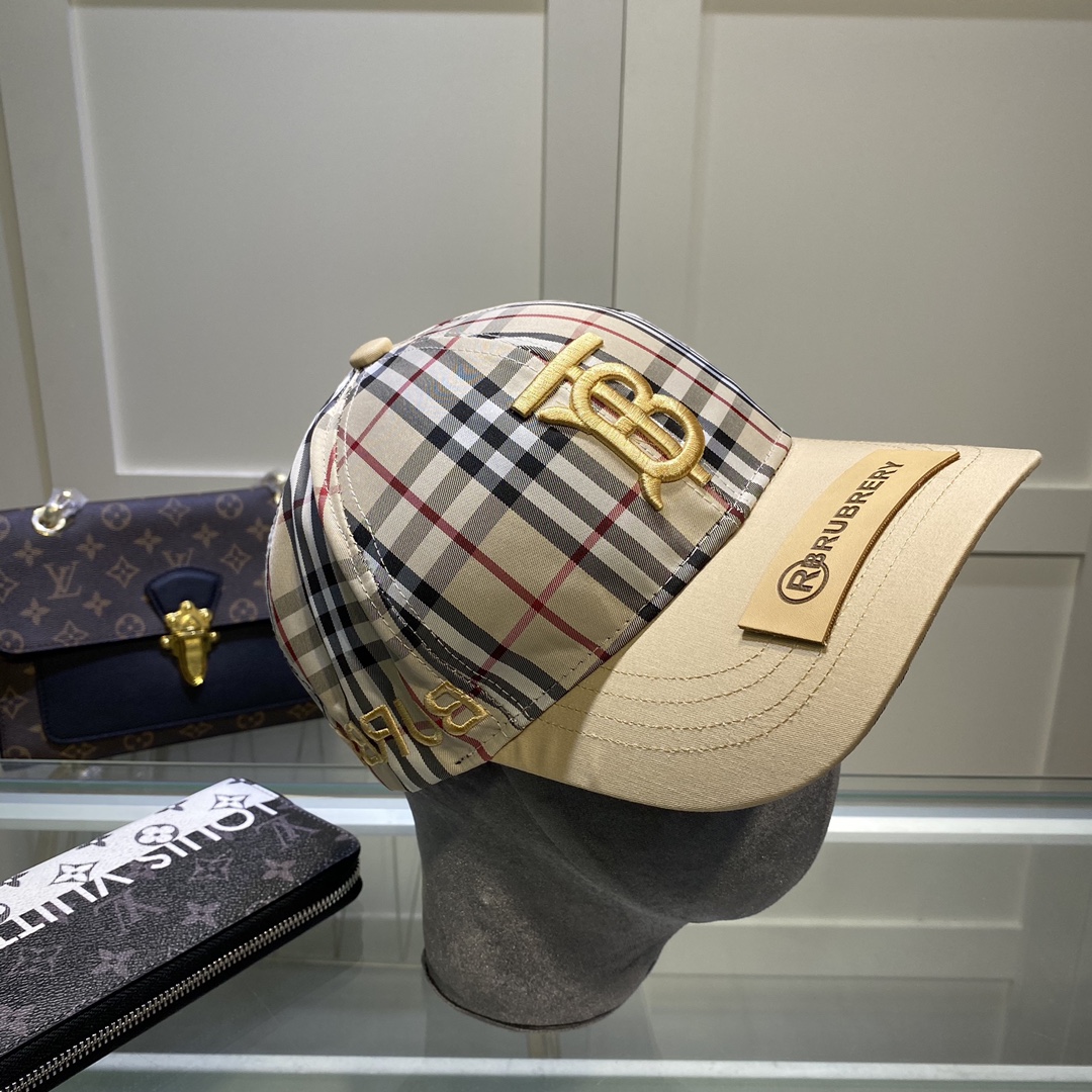 Burberry Monogram Motif Icon Stripe Baseball Cap - DesignerGu