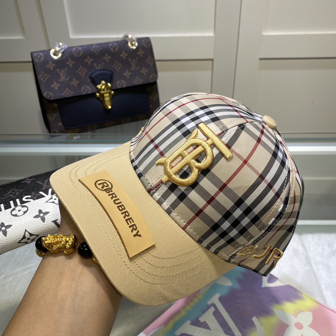 Burberry Monogram Motif Icon Stripe Baseball Cap - DesignerGu