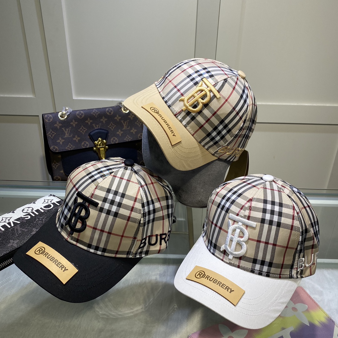 Burberry Monogram Motif Icon Stripe Baseball Cap - DesignerGu