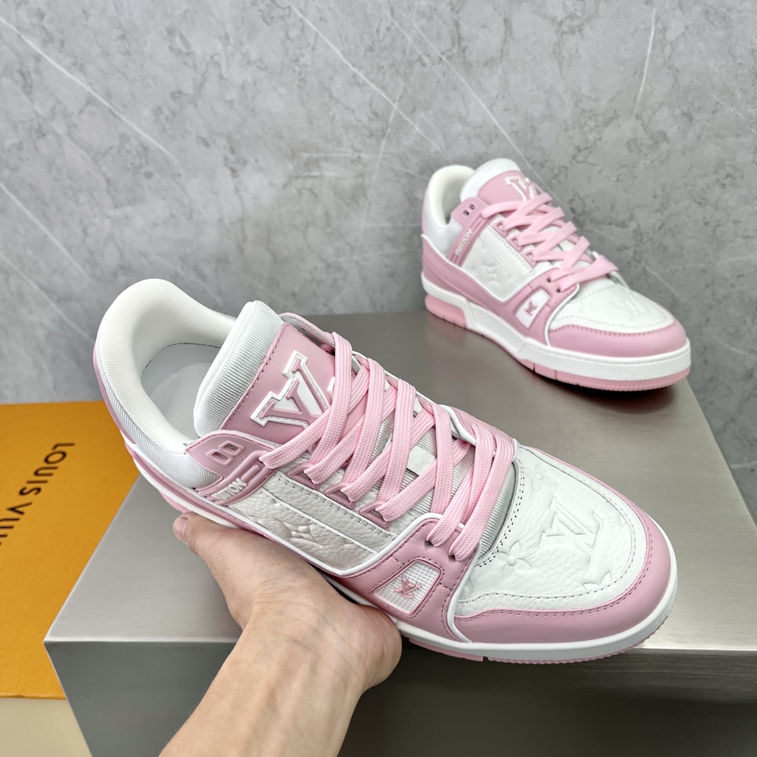 Louis Vuitton LV  Trainer Sneaker(Upon UK Size) - DesignerGu