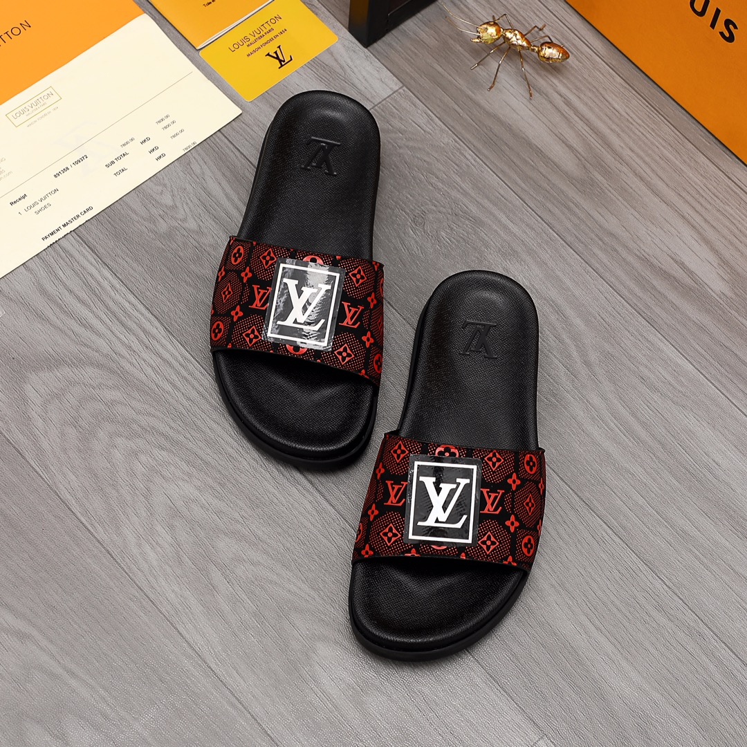 Louis Vuitton Monogram Slippers - DesignerGu