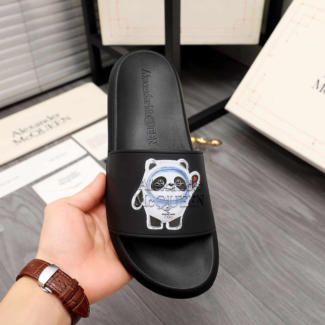 Alexander Mqueen Logo Slipper - DesignerGu