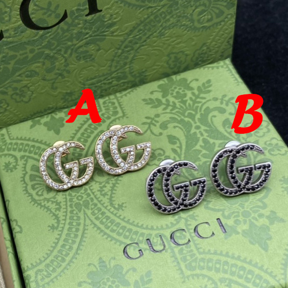 Gucci GG Full Drill Earrings  - DesignerGu