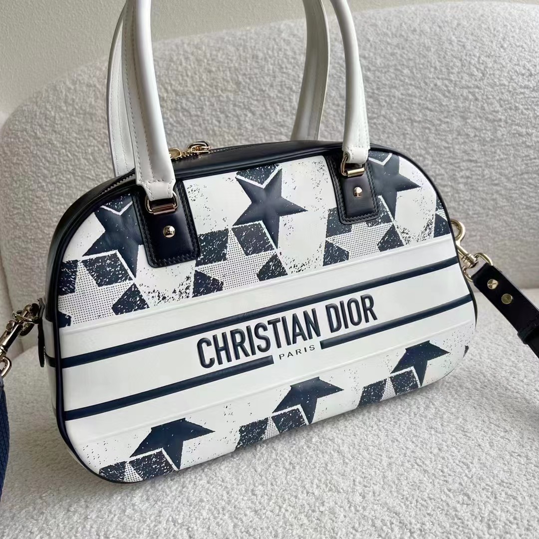 Dior  Vibe Bowling Handbag（34-19-15CM） - DesignerGu