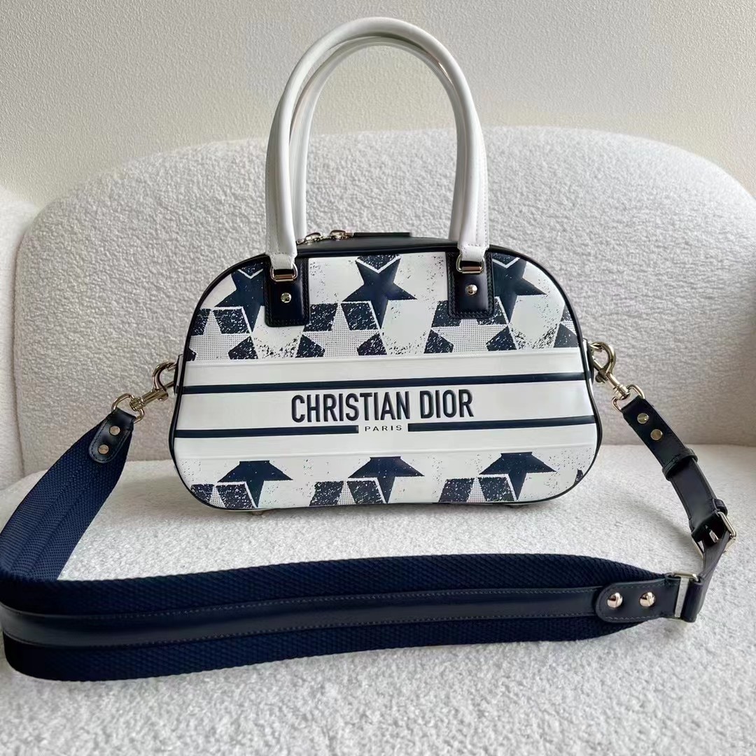 Dior  Vibe Bowling Handbag（34-19-15CM） - DesignerGu