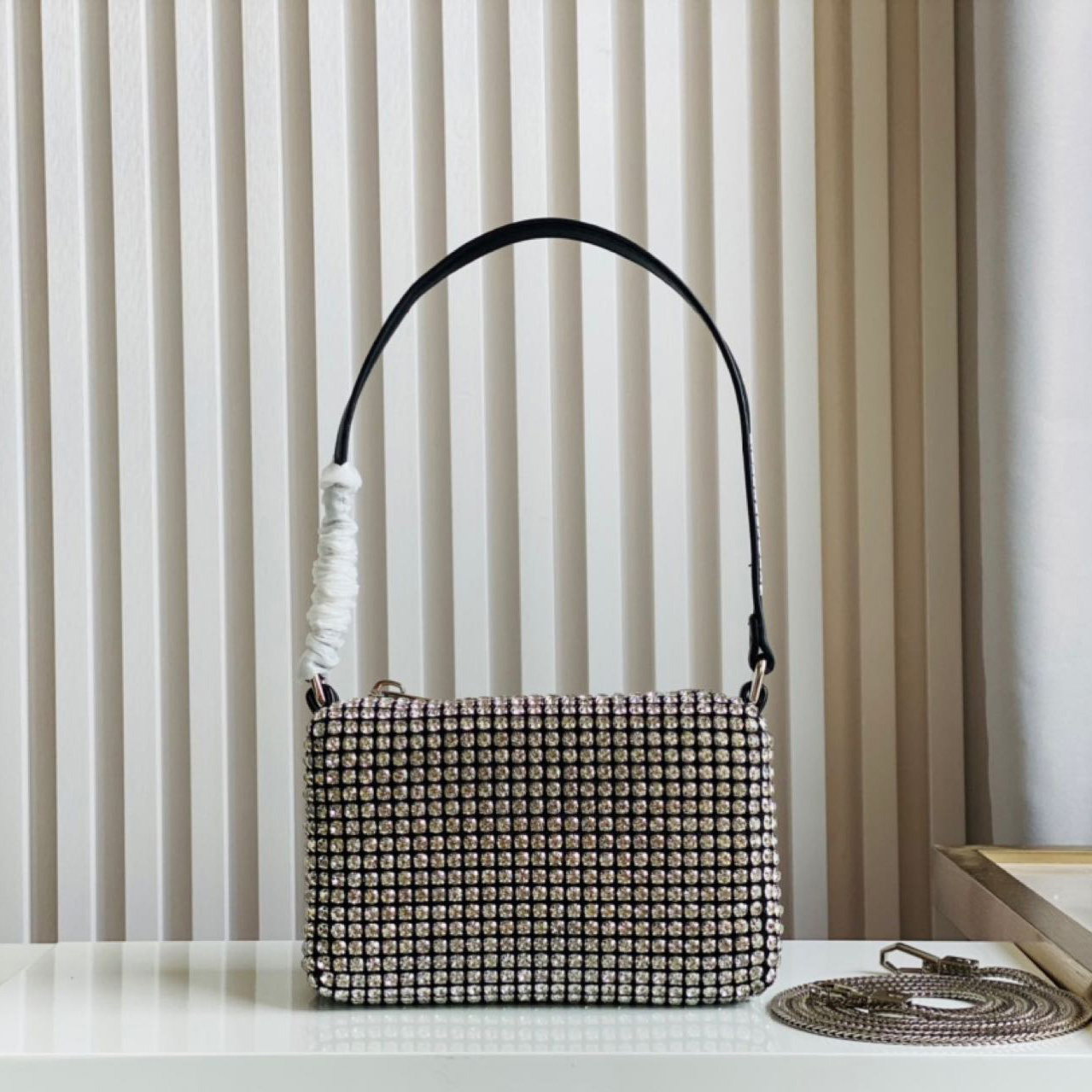 Alexander Wang Mini Rhinestone Bag - DesignerGu