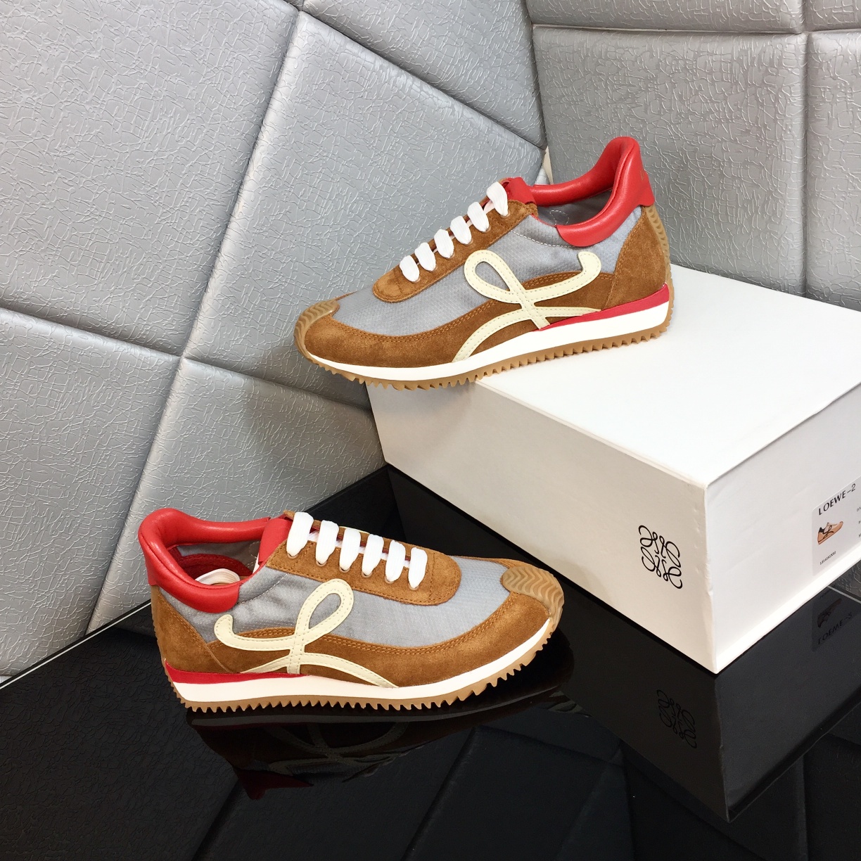 Loewe Flow Runner In Calfskin - DesignerGu