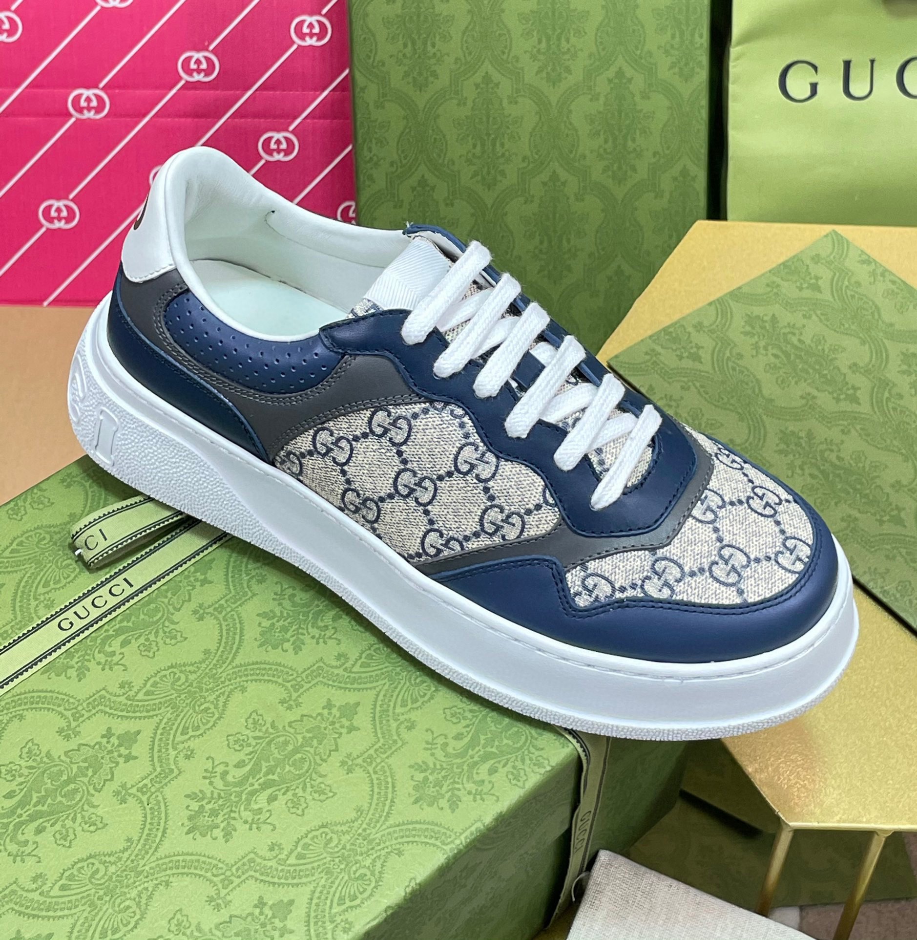 Gucci GG Sneaker(Upon UK size) - DesignerGu