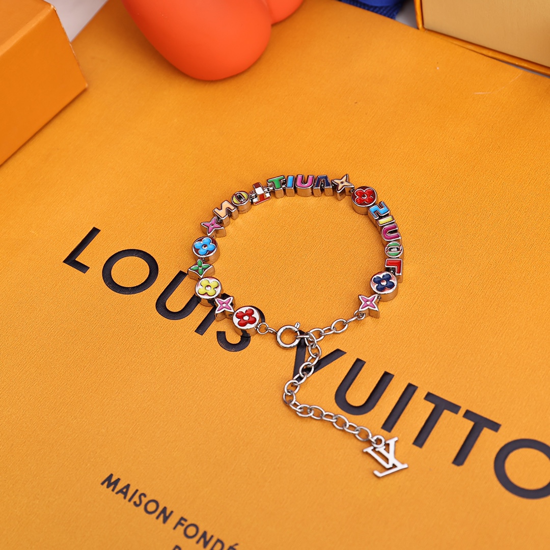 Louis Vuitton MP3282 Monogram Party Bracelet - DesignerGu