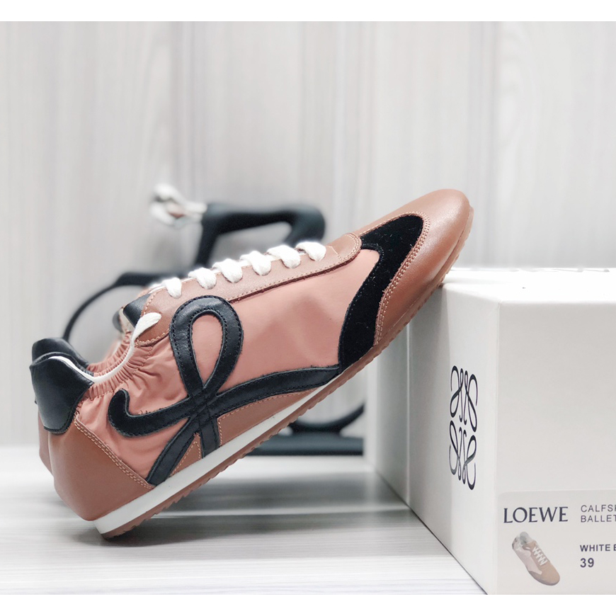 Loewe Ballet Runner In Nylon And Calfskin - DesignerGu