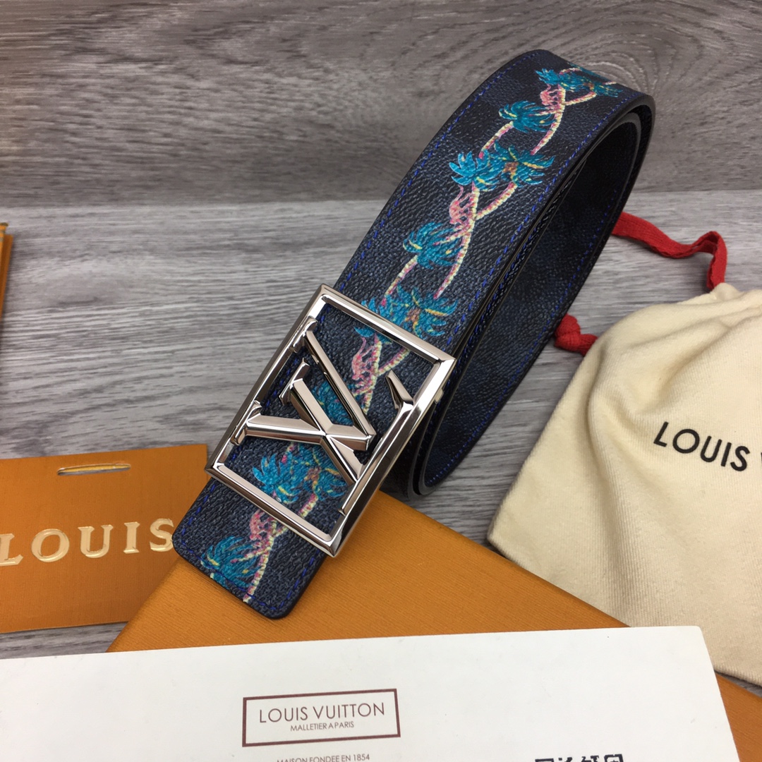 Louis Vuitton Shape 40MM Reversible Belt - DesignerGu