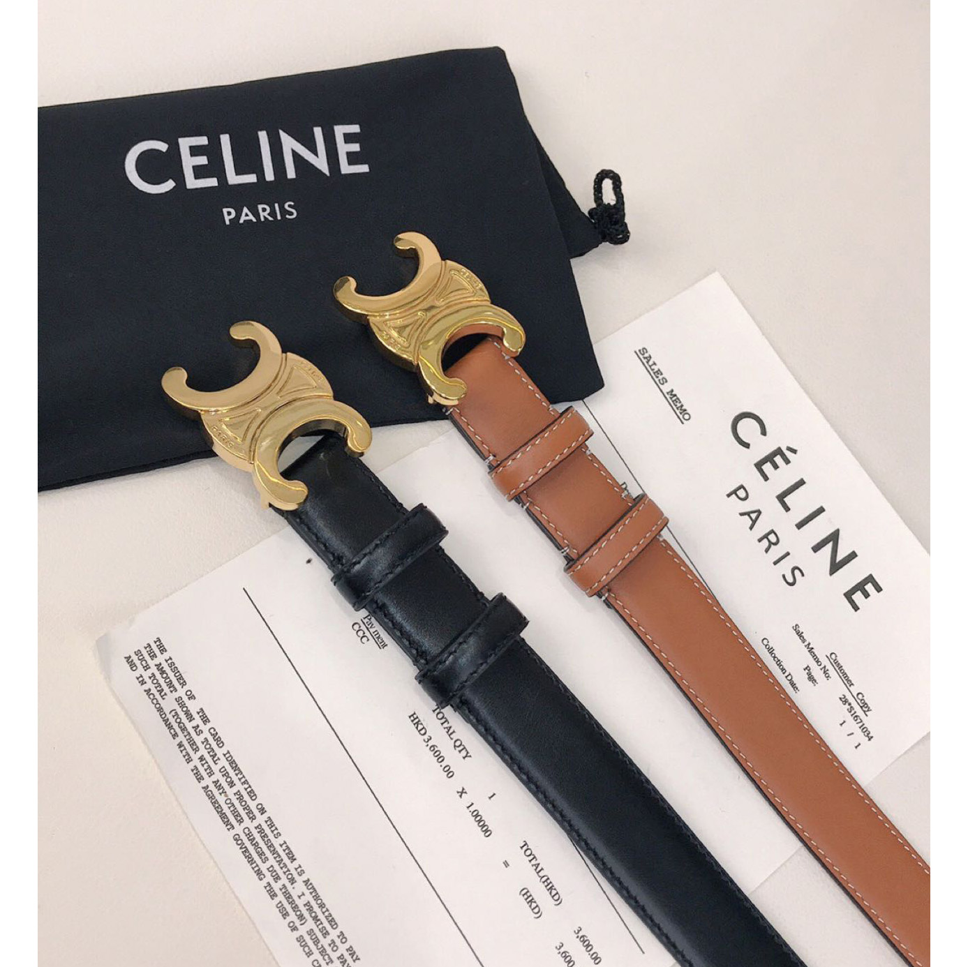 Celine Triomphe Belt - DesignerGu