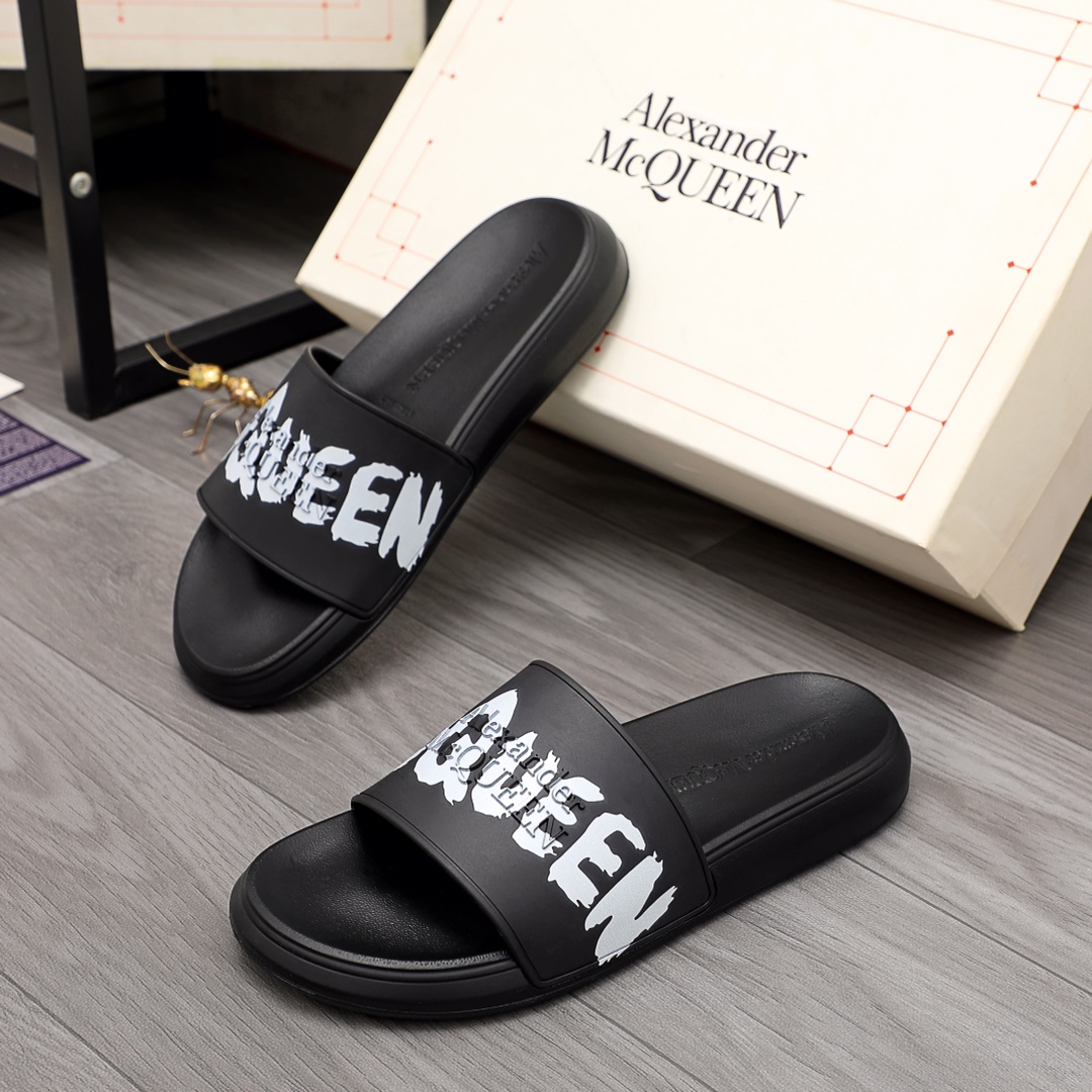 Alexander Mqueen Logo Slipper - DesignerGu