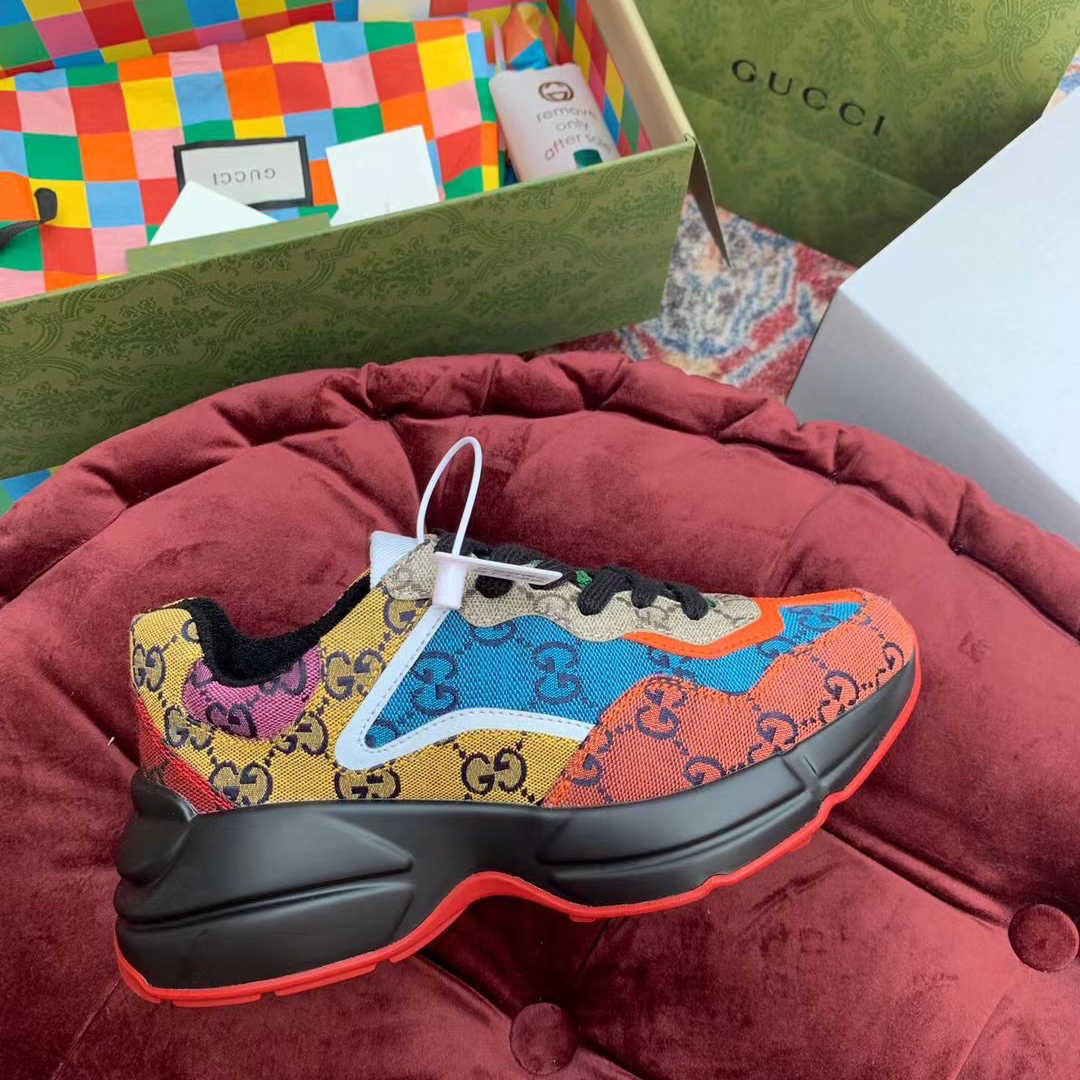 Gucci GG Multicolor Series Rhyton  Sneakers - DesignerGu