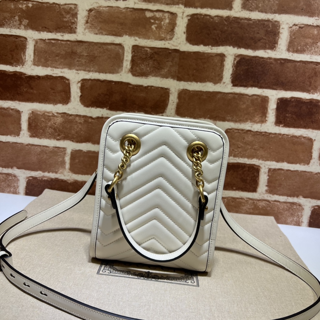 Gucci GG  Marmont Mini Handbag （16-19-7CM） - DesignerGu